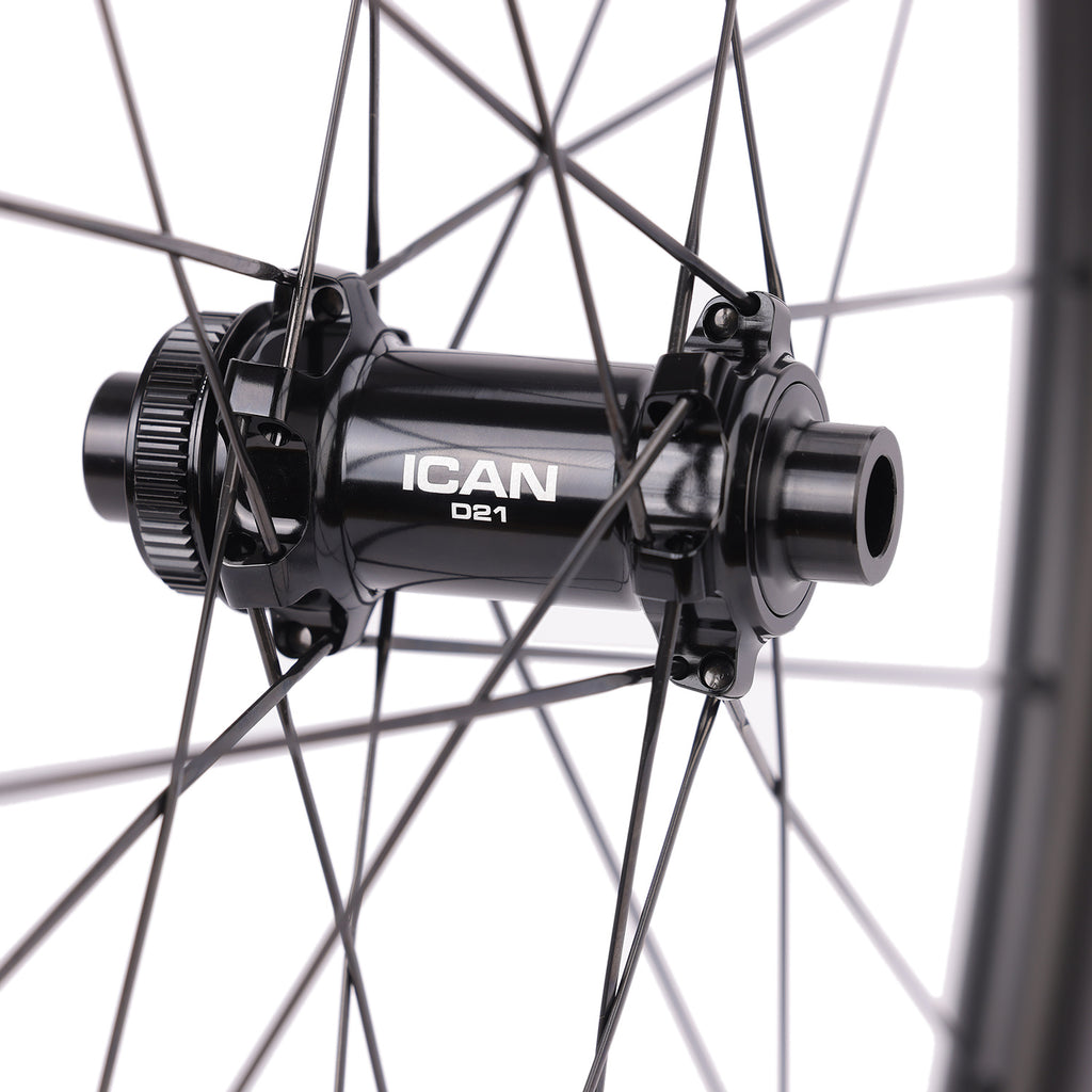 ICAN 650B G25 gravel wheels without logos TRIAERO