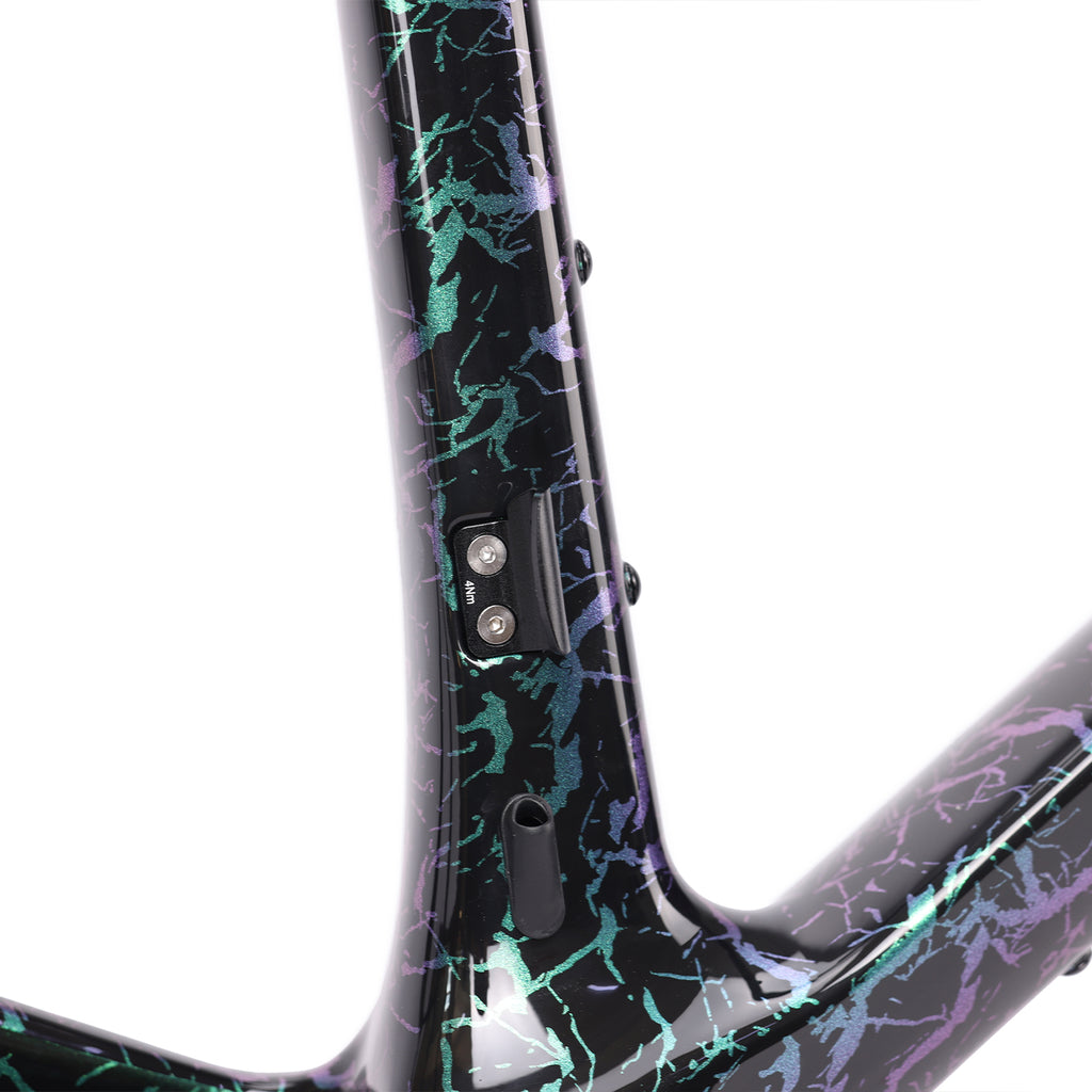 ICAN Graro gravel frame uci approval  fork without bolts 0mm offset seat post TRIAERO