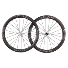 ICAN UTRA 50 disc road bike wheels with ceramic bearings TRIAERO